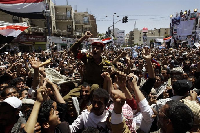 Protestas en Yemen