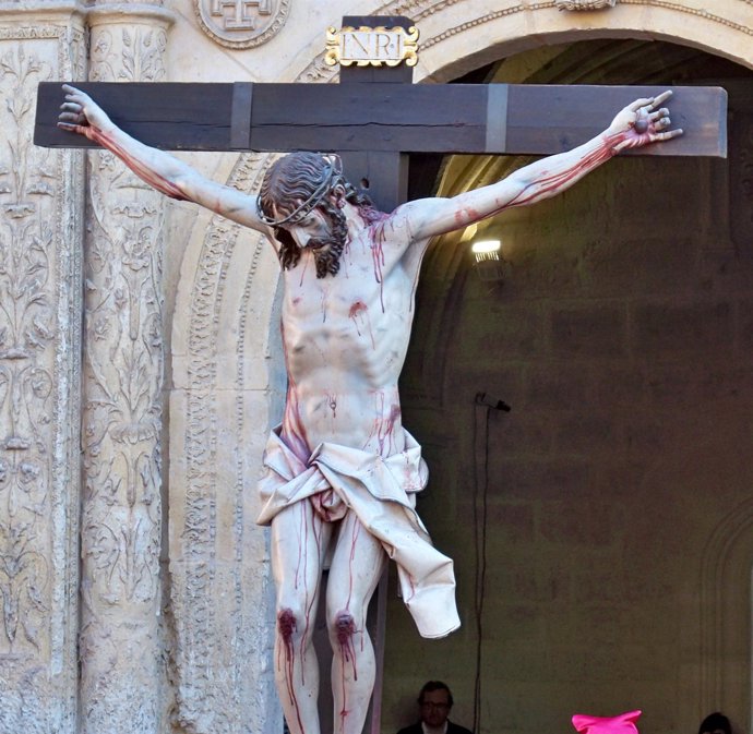 Cristo en procesión