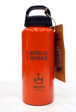 Botella-cantimplora que se distribuirá en la JMJ 2011