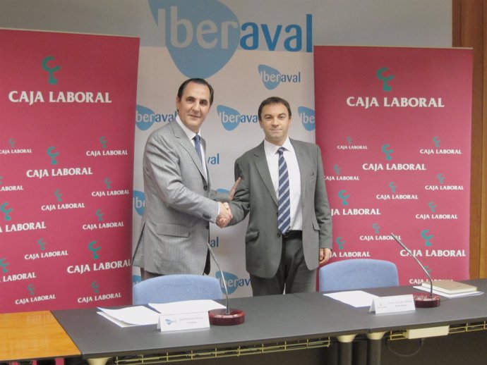 El presidente de Iberaval y el director de Caja Laboral en Castilla y león