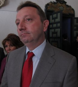 El consejero de Empleo de la Junta de Andalucía, Manuel Recio, en Córdoba