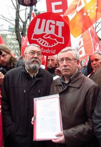 Toxo y Méndez creen que el Pacto por el Euro pone en riesgo la recuperación