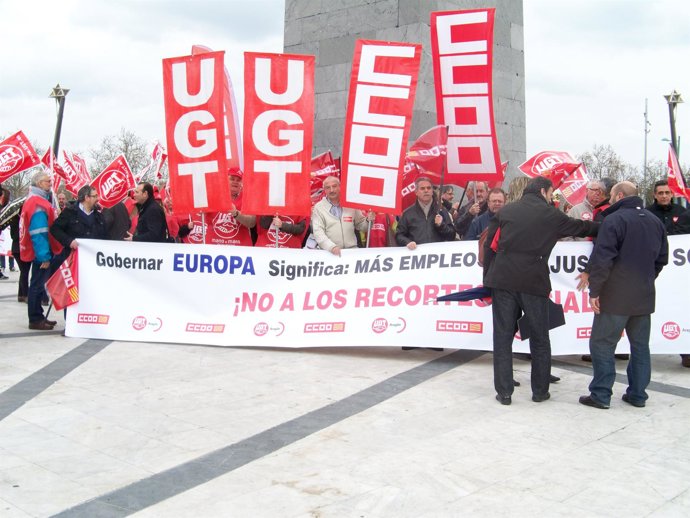 CC.OO. y UGT contra el Pacto del Euro