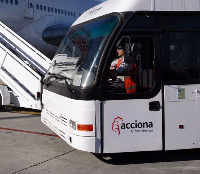 Efectivos de Acciona Airport Services