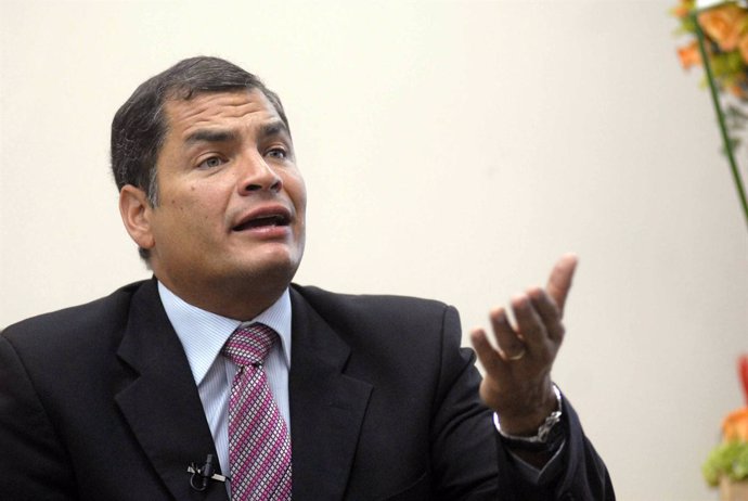 El presidente ecuatoriano, Rafael Correa.