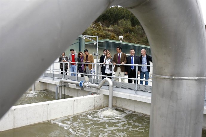 Inauguración del saneamiento de Tina Mayor y Tina Menor