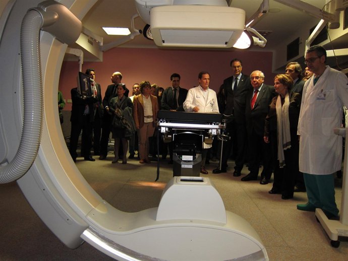 El Presidente del Principado, Vicente Álvarez Areces, inaugura las obras de ampl