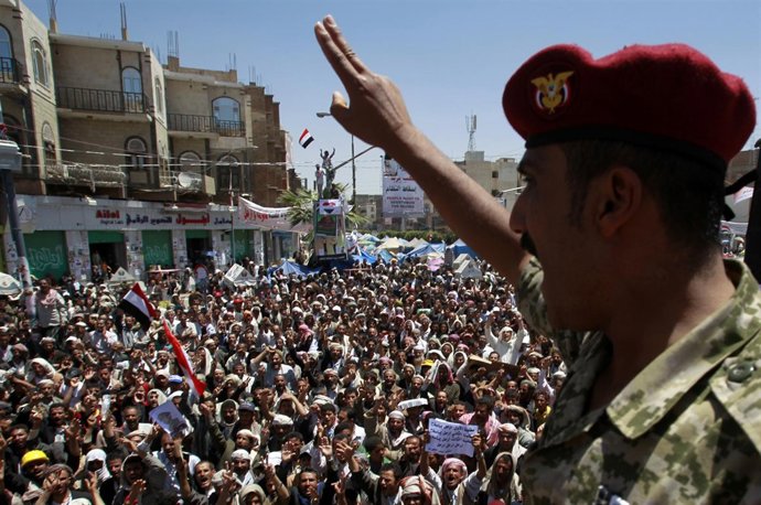 Manifestaciones antigubernamentales en Yemen