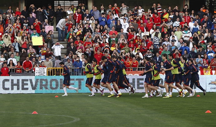 España se entrena en Granada