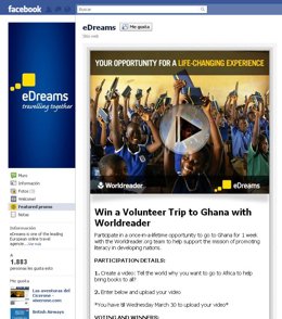 Concurso en Facebook de eDreams