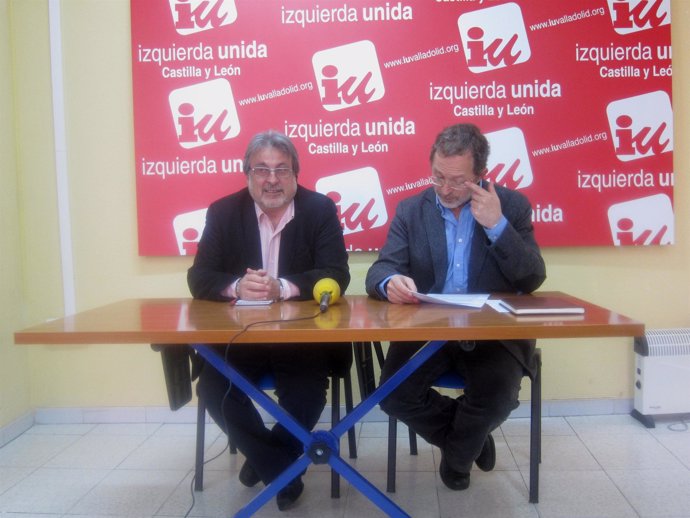 José María González y Manuel Saravia, candidatos de IU a la Presidencia de la Ju