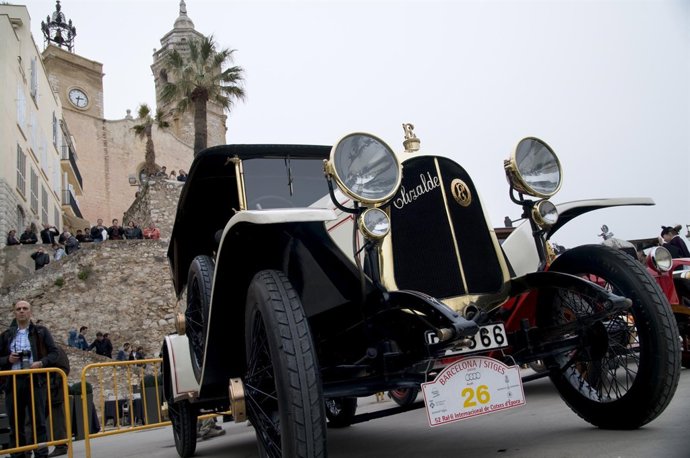 Uno de los participantes del Rallye Barcelona-Sitges 2010