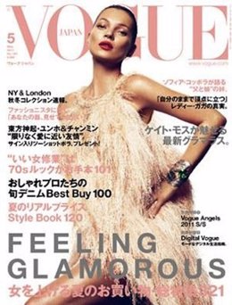 Portada de la revista 'Vogue' en su edición japonesa, con Kate Moss como protago