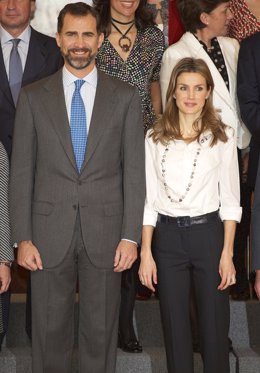 Los Príncipes de Asturias, don Felipe y doña Letizia