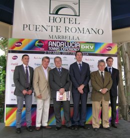 Presentación del cuadro de jugadoras del Andalucía Tennis Experience en Marbella