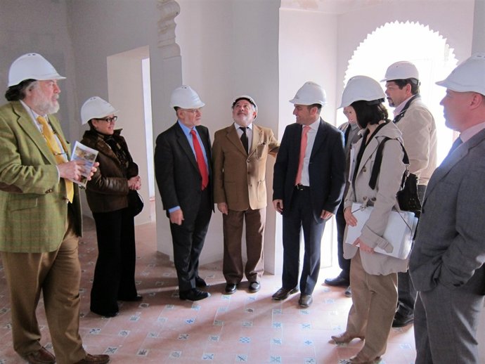 Alcalde de Córdoba, Andrés Ocaña, en Casa Mudéjar