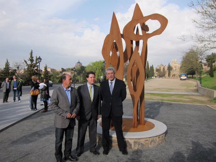Inauguración escultura Recaredo