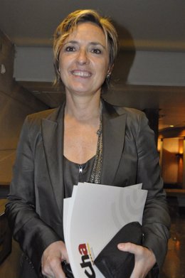 La presidenta de Chunta Aragonesista (CHA), Nieves Ibeas.
