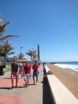 Faro de Maspalomas, en San Bartolomé de Tirajana (Gran Canaria)