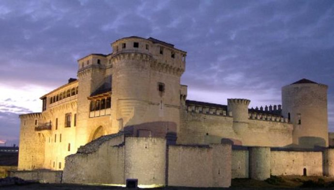 El Castillo de Cuéllar (Segovia).