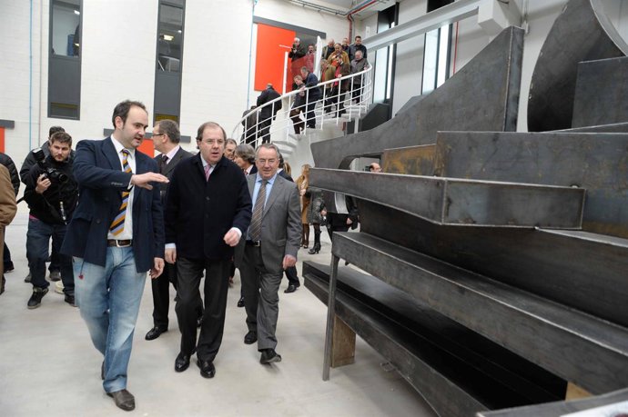 El presidente de la Junta en Villadiego (Burgos)