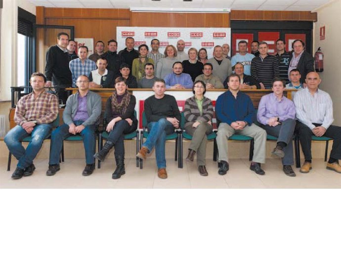 Representantes de CC.OO. en el Ayutamiento de Valladolid