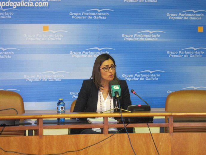 La viceportavoz del Grupo Parlamentario Popular de Galicia, Marta Rodríguez Aria