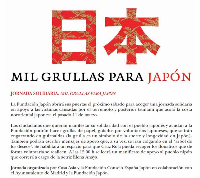 Mil grullas para Madrid