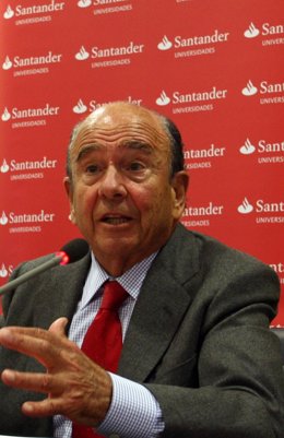 El presidente de Banco Santander, Emilio Botín