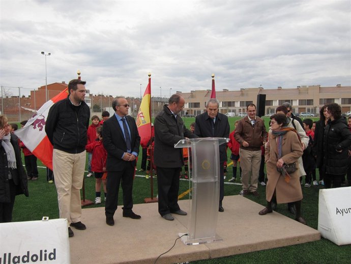 Inauguración del campo de fútbol 'Hermanos Lesmes' de Valladolid