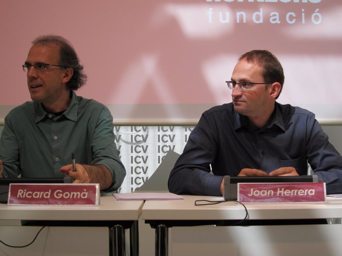 Joan Herrera y Ricard Gomà, ICV-EUiA