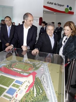 Francisco Camps y Alfonso Rus en Xàtiva