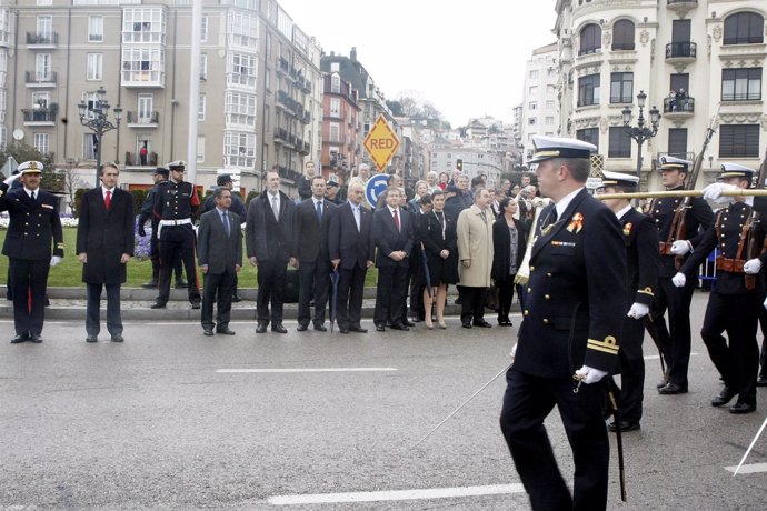 Desfile Armada en Santander. 