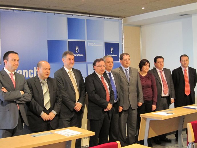 Mora con los delegados de la Junta en Toledo