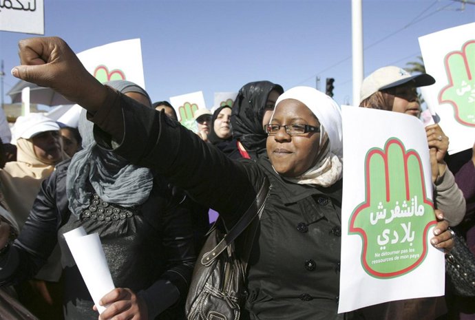 Protestas en Marruecos