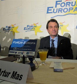 Artur Mas, en el Fórum Europa