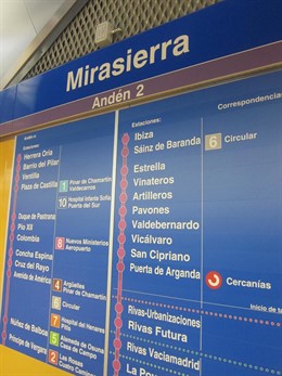 El Metro llega a Mirasierra