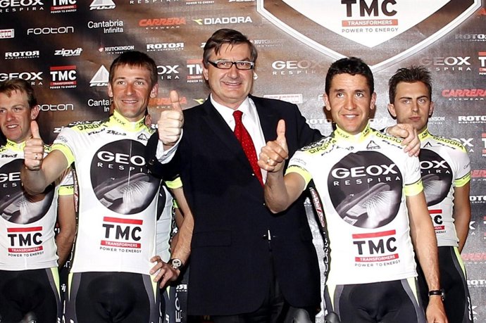 Denis Menchov y Carlos Sastre equipo Geox