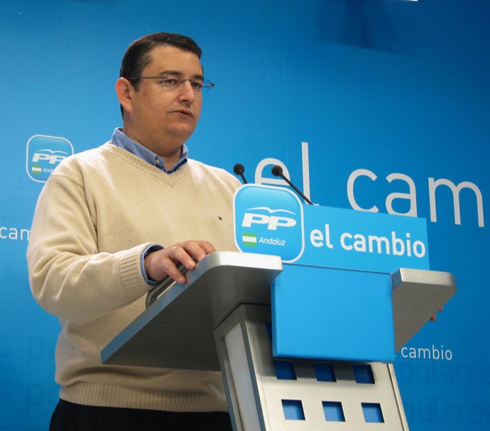 Antonio Sanz, hoy en rueda de prensa