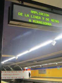Los usuarios que cojan el Metro en Mirasierra este lunes podrán viajar gratis por la red del suburbano