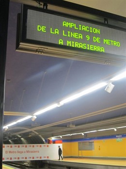 Llegada del Metro a Mirasierra
