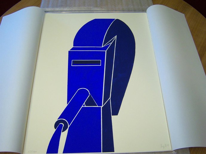 Serigrafía de Miquel Navarro