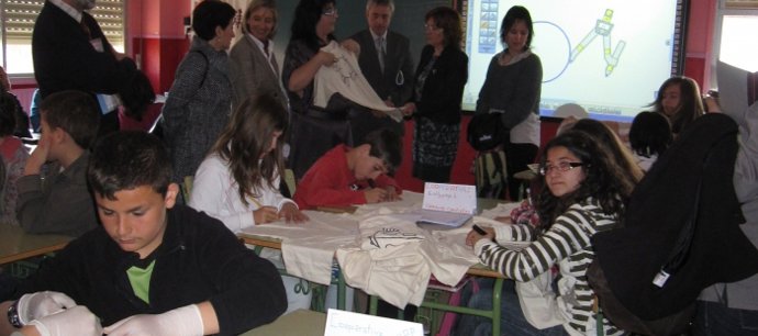 María Victoria Broto en Sariñena (Huesca)