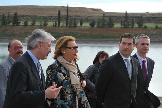 Rudi durante su visita a Zuera