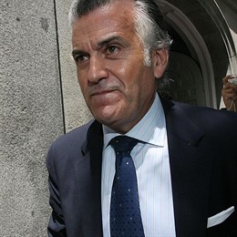 Luis Bárcenas, tras declarar
