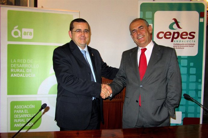 Firma del acuerdo entre Cepes-A y ARA