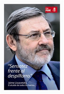 Cartel propagandístico de Jaime Lissavetzky