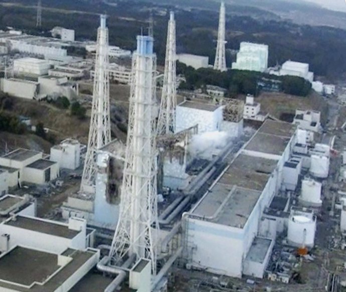 Fukushima - 1 Central, vista aérea