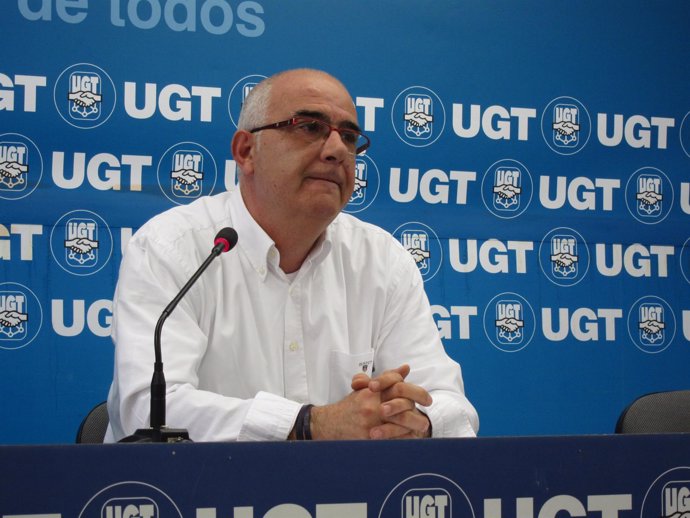 El secretario general de UGT de Navarra, Juan Goyen.