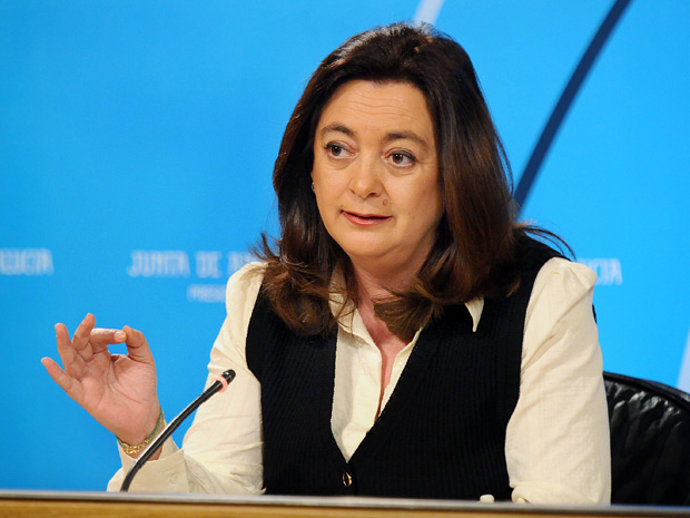 Mar Moreno, en rueda de prensa en San Telmo